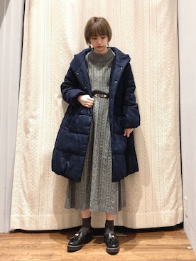 momoさん(レディース・155cm)の冬コーディネート