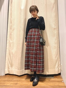 momoさん(レディース・155cm)の冬コーディネート