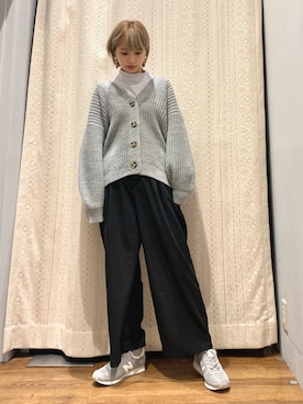 momoさん（レディース・155cm）の冬コーディネート