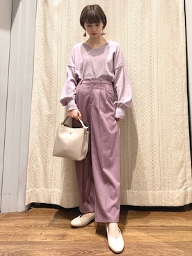 momoさん（レディース・155cm）の春コーディネート