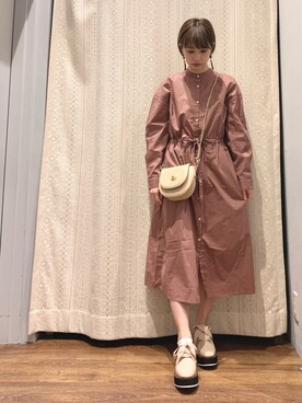 momoさん（レディース・155cm）の春コーディネート