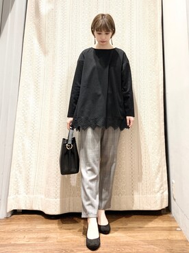 momoさん（レディース・155cm）の春コーディネート