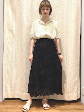 「オリエンタルトラフィック」｜「アイテム（その他）」を使った、momoさん（レディース・155cm）の夏コーディネート