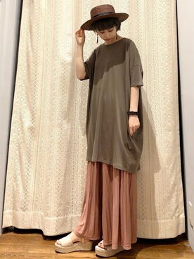 momoさん（レディース・155cm）の夏コーディネート