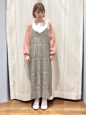momoさん（レディース・155cm）の春コーディネート