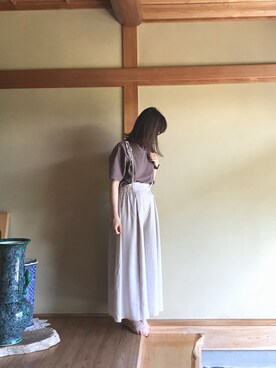「バープル」｜ちぃさん（レディース・159cm）の夏コーディネート