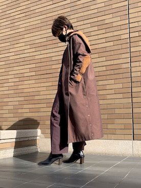 80さん（レディース・163cm）の冬コーディネート