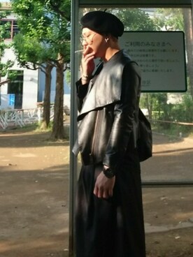 「アイテム（その他）」を使った、今園心咲さん（メンズ・165cm・20代）の春コーディネート