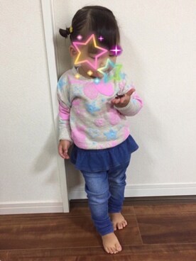 chanchan◡̈⃝︎さん（キッズ・90cm）の冬コーディネート