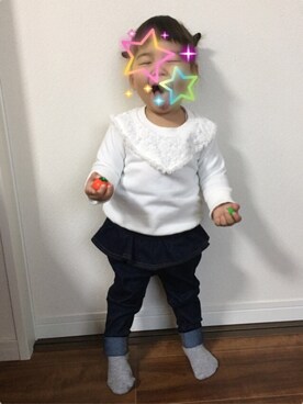 chanchan◡̈⃝︎さん（キッズ・90cm）の冬コーディネート