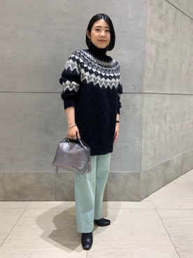 UEDA HONOさん（レディース・155cm）の秋コーディネート