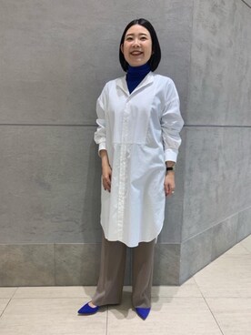 UEDA HONOさん（レディース・155cm）の冬コーディネート