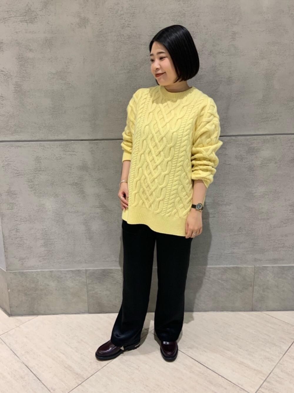 UNITED ARROWS - 美品【UNITED ARROWS】 UWSC ケーブル クルーネック ニット UNITED ARROWS UWSC ケーブル クルーネック ニット