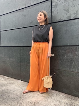 UEDA HONOさん（レディース・154cm）の春コーディネート