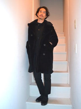 「シック」｜「アイテム（その他アウター）」を使った、bridge tokyo sho さん（メンズ・171cm）の冬コーディネート