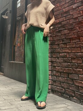 「attrayant（アティロン）のアイテム」を使った、Nonさん（レディース・167cm）の春コーディネート