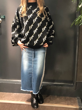 「MSGM（エムエスジーエム）のアイテム」を使った、ayakaさん（レディース・160cm）の秋コーディネート