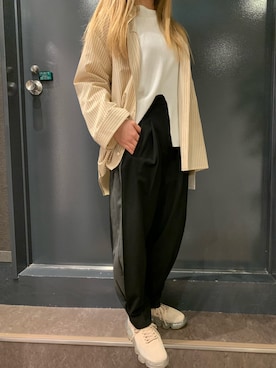 「RE LEAN（レリーン）のアイテム」を使った、ayakaさん（レディース・160cm）の冬コーディネート