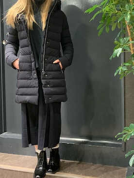 「B'2nd（ビーセカンド）のアイテム（ワンピース/ドレス）」を使った、ayakaさん（レディース・160cm）の冬コーディネート