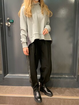 「RE LEAN（レリーン）のアイテム」を使った、ayakaさん（レディース・160cm）の冬コーディネート