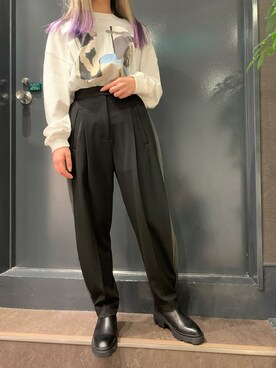 「RE LEAN（レリーン）のアイテム」を使った、ayakaさん（レディース・160cm）の冬コーディネート