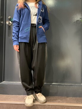 「RE LEAN（レリーン）のアイテム」を使った、ayakaさん（レディース・160cm）の冬コーディネート