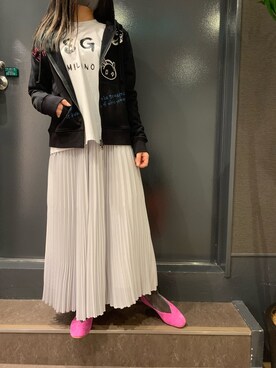 「MSGM（エムエスジーエム）のアイテム」を使った、ayakaさん（レディース・160cm）の冬コーディネート