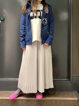 「MSGM（エムエスジーエム）のアイテム」を使った、ayakaさん（レディース・160cm）の冬コーディネート