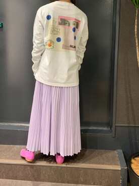 「REMME（レメ）のREMME(レメ)　 Vカットフラットパンプス（パンプス）」を使った、ayakaさん（レディース・160cm）の冬コーディネート