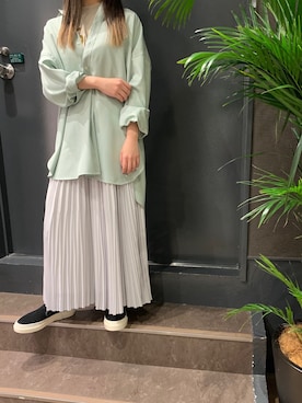 「MSGM（エムエスジーエム）のアイテム」を使った、ayakaさん（レディース・160cm）の冬コーディネート
