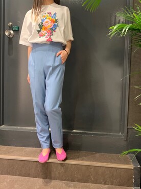 「MSGM（エムエスジーエム）のアイテム」を使った、ayakaさん（レディース・160cm）の春コーディネート