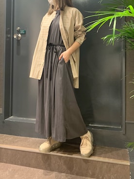 「B'2nd（ビーセカンド）のアイテム（ワンピース/ドレス）」を使った、ayakaさん（レディース・160cm）の春コーディネート