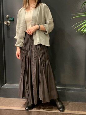 「EARLE（アール）のアイテム」を使った、ayakaさん（レディース・160cm）の夏コーディネート