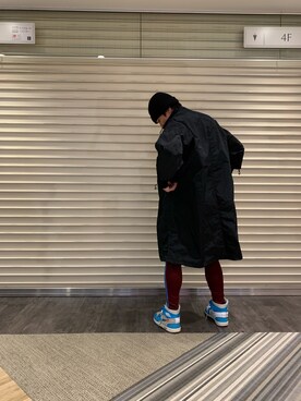 「NILoS（ニルズ）のアイテム」を使った、takuya satoさん（メンズ・181cm）の冬コーディネート