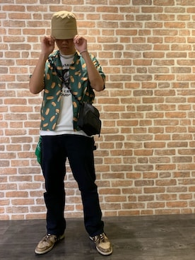 「DANKE SCHON（ダンケシェーン）のアイテム（バッグ）」を使った、takuya satoさん（メンズ・182cm）の春コーディネート