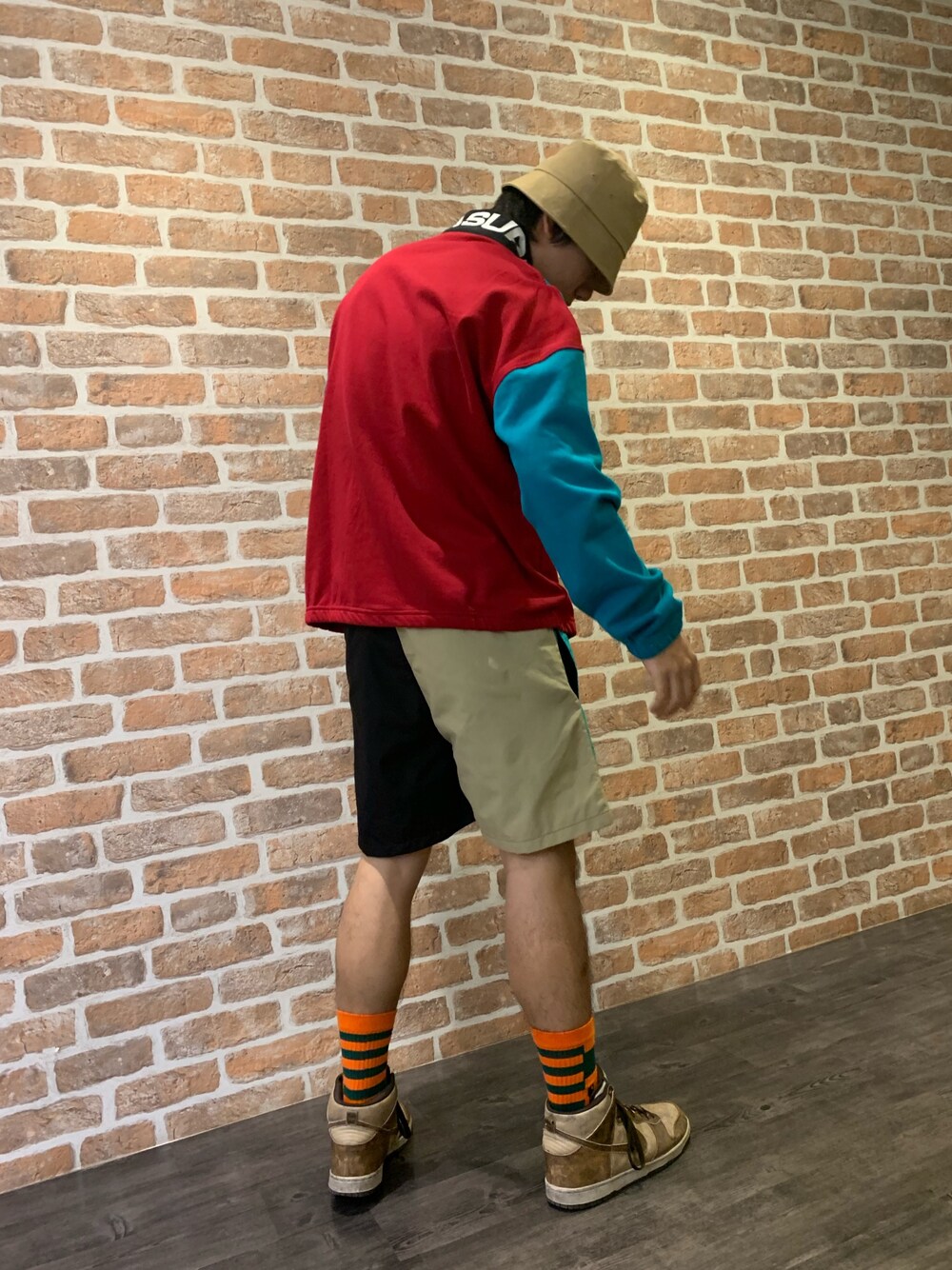 「LHP、ootd、streetstyle、WHITELAND BLACKBURN、LHP新宿、pleasures」｜「WHITELANDのWHITELAND/ホワイトランド/HAT（ハット、ベージュ系）」を使った、takuya satoさん（メンズ・182cm）の春コーディネートの1枚目の写真