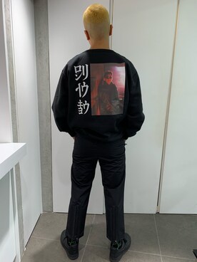 「LONELY/論理（ロンリー）のアイテム」を使った、takuya satoさん（メンズ・182cm）の秋コーディネート