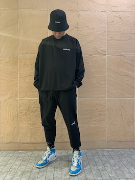 「L.H.P（エルエイチピー）のアイテム（帽子）」を使った、takuya satoさん（メンズ・182cm）の春コーディネート