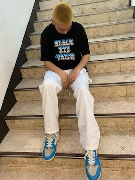 「BlackEyePatch（ブラックアイパッチ）のアイテム」を使った、takuya satoさん（メンズ・182cm）の春コーディネート