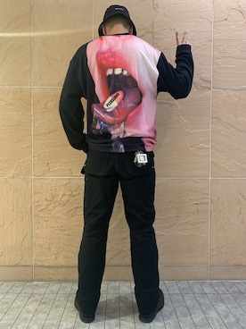 「L.H.P（エルエイチピー）のアイテム（帽子）」を使った、takuya satoさん（メンズ・182cm）の春コーディネート