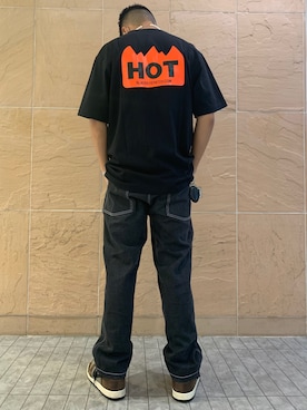 「hot」｜takuya satoさん（メンズ・182cm）の夏コーディネート