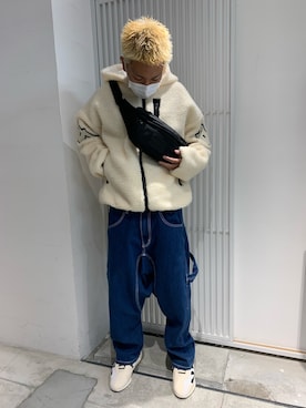 「Yohji Yamamoto（ヨウジヤマモト）のアイテム」を使った、takuya satoさん（メンズ・182cm）の秋コーディネート
