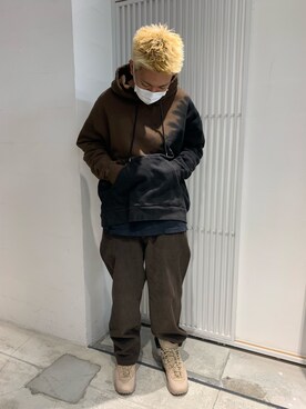 「L.H.P Private Brand（エルエイチピープライベートブランド）のアイテム」を使った、takuya satoさん（メンズ・182cm）の秋コーディネート