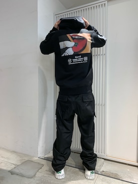 「L.H.P（エルエイチピー）のアイテム（シューズ）」を使った、takuya satoさん（メンズ・182cm）の冬コーディネート
