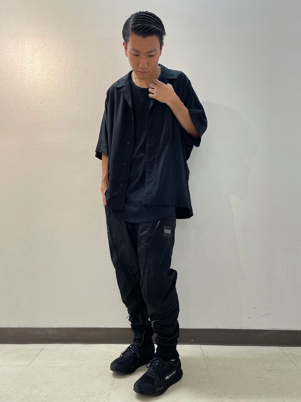 JULIUS ユリウス 2019ss プリントオープンカラーボックスシャツ JULIUS（ユリウス）の「JULIUS/ユリウス/半袖オープンカラー