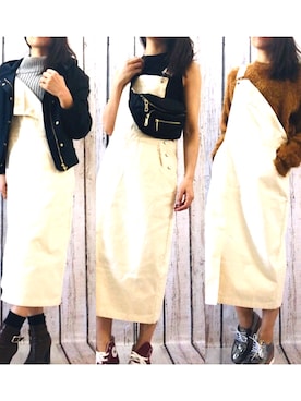 「フェスコーデ」｜「アイテム（マウンテンパーカー）」を使った、cb_otone_153さん（レディース・153cm）の春コーディネート