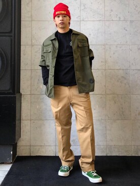 yamazaki222さん（メンズ・171cm）の春コーディネート