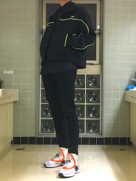 「air huarache」｜因果さん（メンズ・182cm）の春コーディネート