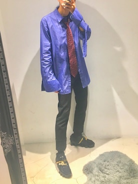 「アイテム（フォーマルスーツ/小物）」を使った、因果さん（メンズ・183cm・10代）の夏コーディネート