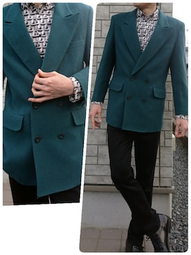 「STUDIOUS（ステュディオス）のアイテム（ブレスレット）」を使った、べポさん（メンズ・175cm）の秋コーディネート